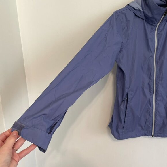 COLUMBIA Switchback II Jacket Solid Periwinkle Purple Blue Windbreaker Active M - Picture 7 of 16
